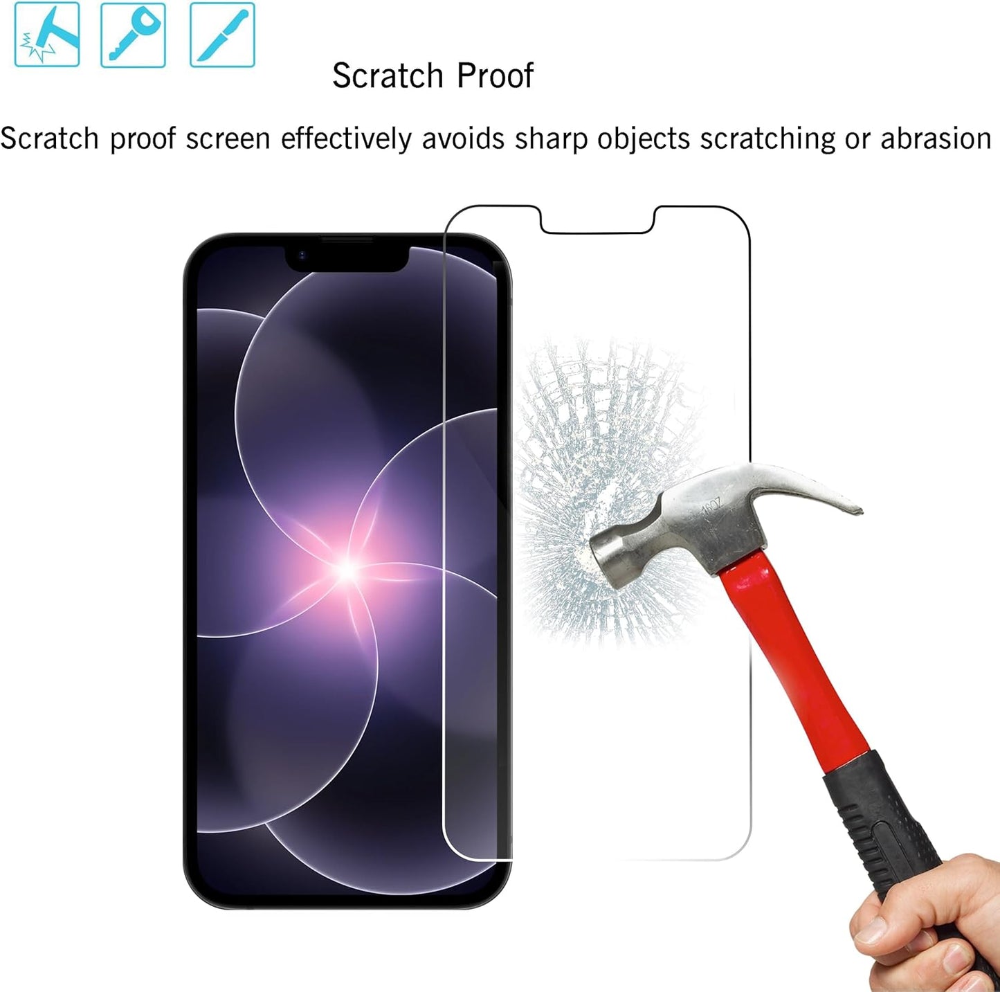 🔥[5𝟎% 𝐎𝐅𝐅 𝐋𝐀𝐒𝐓 𝐓𝐇𝐑𝐄𝐄 𝐃𝐀𝐘𝐒]Ailun Screen Protector for iPhone 17e / iPhone 17Pro / iPhone 17Promax / iPhone 17air Display 3 Pack Tempered Glass, Case Friendly-JKL