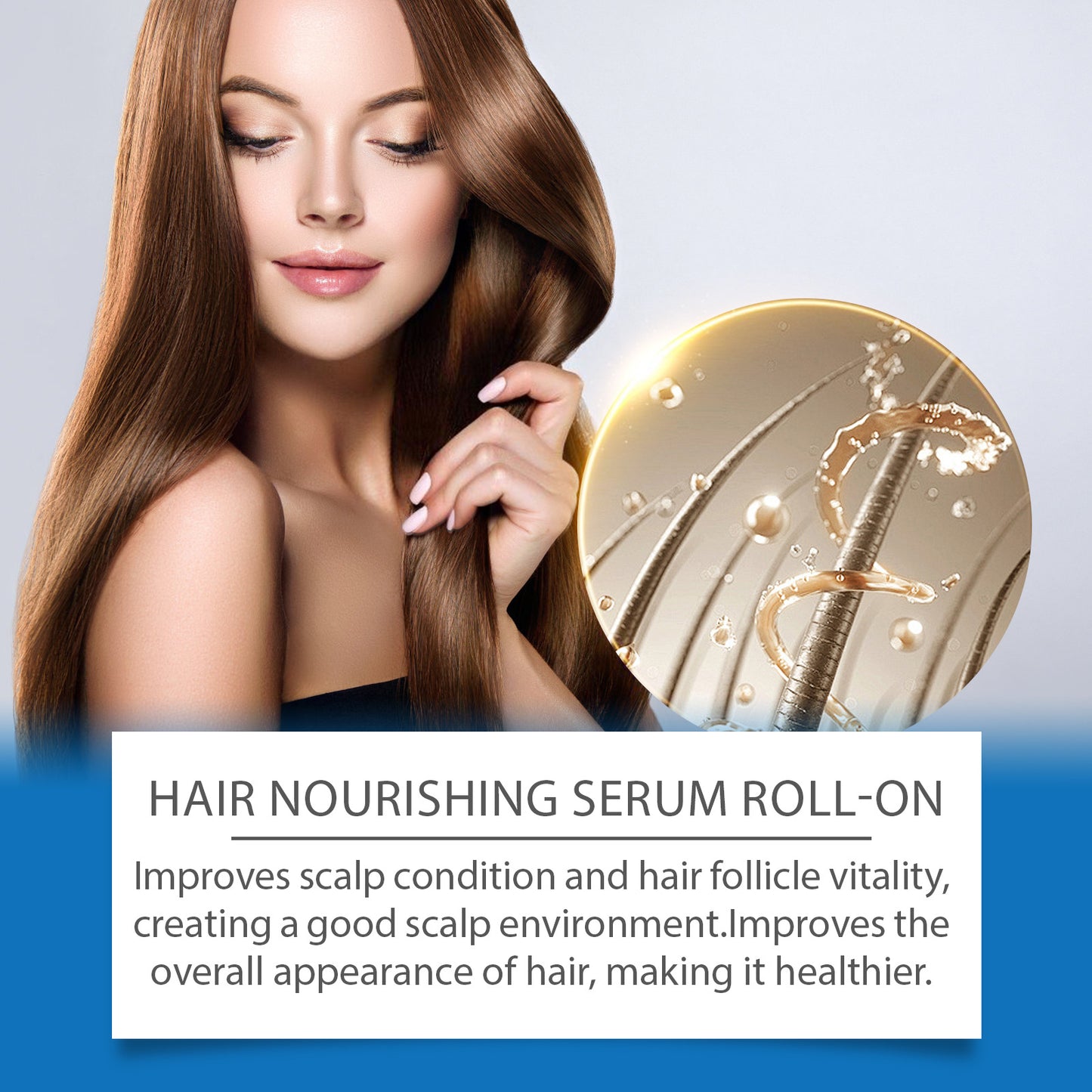 🔥[5𝟎% 𝐎𝐅𝐅 𝐋𝐀𝐒𝐓 𝐓𝐇𝐑𝐄𝐄 𝐃𝐀𝐘𝐒]Advanced Hair Density Roll-On Serum 25 ml | 5% Saw Palmetto, 3% Rosemary, 1% Caffeine Herbasome & 3% Fenugreek | Scalp Serum for Reduced Hair Fall | Men & Women-JKL