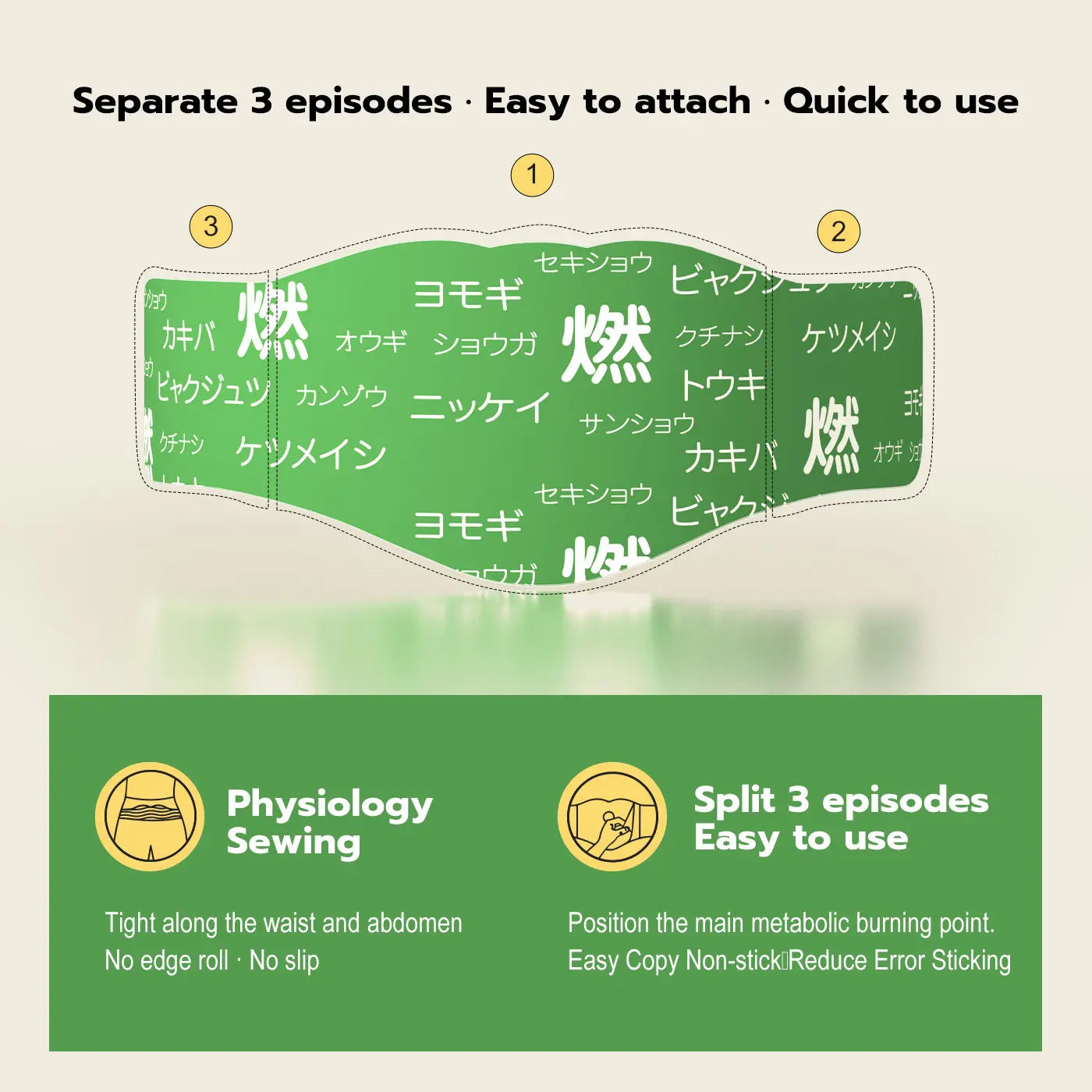 🔥[5𝟎% 𝐎𝐅𝐅 𝐋𝐀𝐒𝐓 𝐓𝐇𝐑𝐄𝐄 𝐃𝐀𝐘𝐒]Hanpo Japanese Herbal patch Pad Balance Patch,Health Patch,Waist and abdomen brush（Pack of three）-JKL