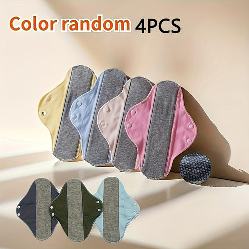 4pcs Leak-Proof & Waterproof Washable Incontinence Pads with Graphene Aseptic Technology for Elderly Care-OA
