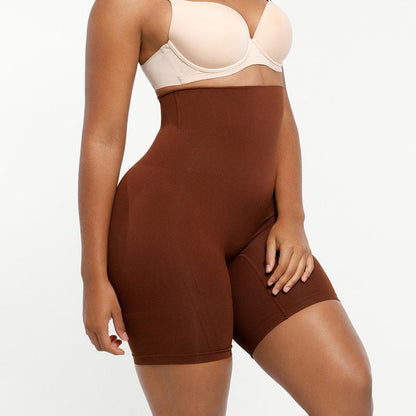Shapewear Sculpting Shorts for Women Seamless High Waisted Body Shaper Thigh Slimming Underwear-OA