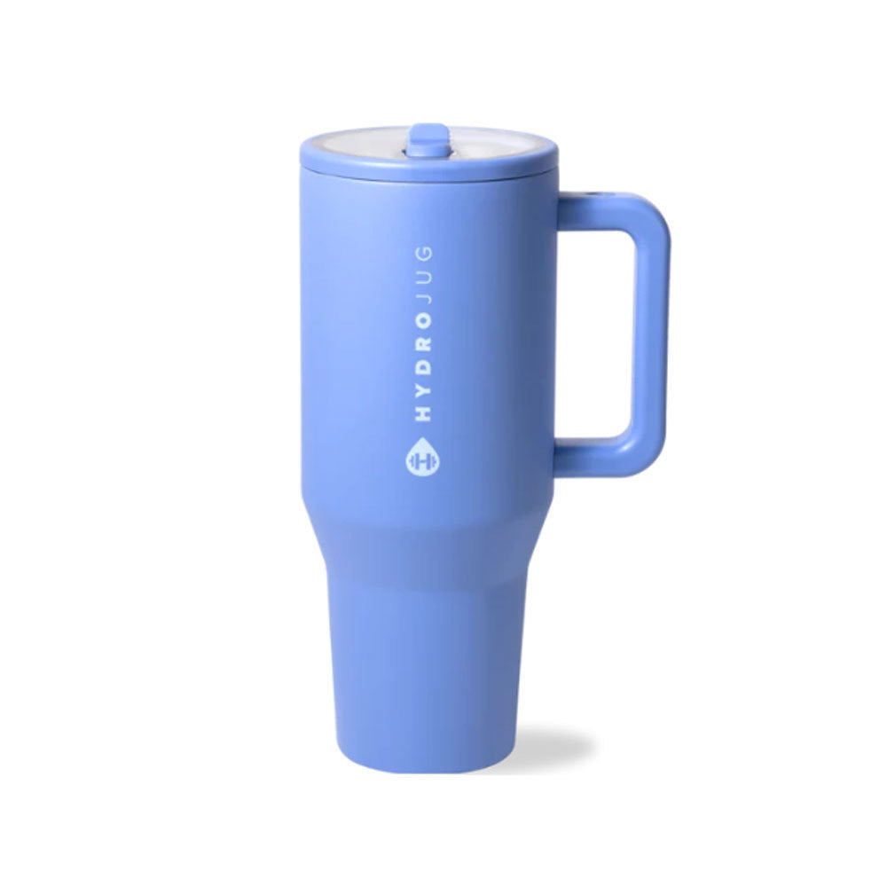 HydroJug Traveler | Leak-Proof Insulated Tumbler with Flip Straw & Cup Holder Fit Flasks Lid-BP