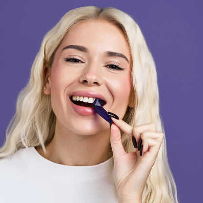 [NEW] Experience our new and improved Purple Teeth Whitening Strips. With the new PAP formula your teeth will shine brighter than ever before.-BP