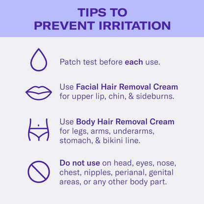 Body Hair Removal Cream - Gentle Formula - 200ml - Iris & Suede Scented - Safe Up to 7 Days - Includes Spatula for Touch-Free Application-OA
