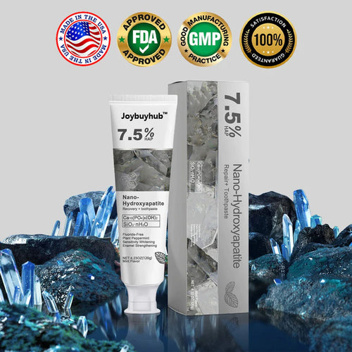 🔥Ends Tonight: Get 60% OFF Before It’s Gone!🎁 Joybuyhub™ Fluoride-Free Hydroxyapatite Toothpaste – Gentle Whitening & Enamel Strength for Sensitive Teeth-OA