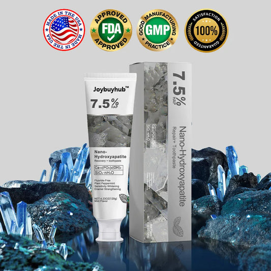 🔥Ends Tonight: Get 60% OFF Before It’s Gone!🎁 Joybuyhub™ Fluoride-Free Hydroxyapatite Toothpaste – Gentle Whitening & Enamel Strength for Sensitive Teeth-OA