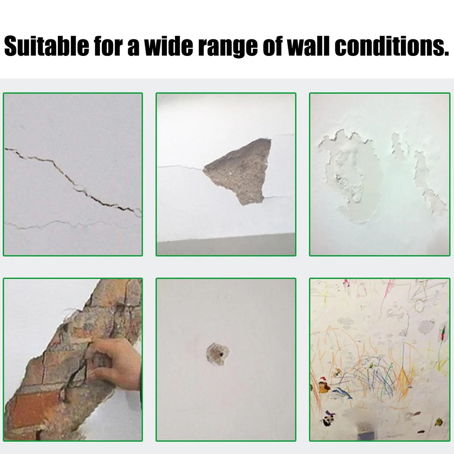 🔥[5𝟎% 𝐎𝐅𝐅 𝐋𝐀𝐒𝐓 𝐓𝐇𝐑𝐄𝐄 𝐃𝐀𝐘𝐒]Drywall Patch Repair Kit 250g Wall Mending Agent Multi-functional Quick-drying Paste Adhesive Heavy Duty Concrete Sealant Waterproof Self-adhesive（Two-piece set）-JKL