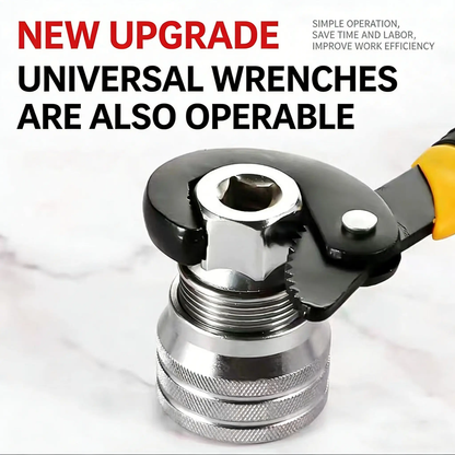 🔥[5𝟎% 𝐎𝐅𝐅 𝐋𝐀𝐒𝐓 𝐓𝐇𝐑𝐄𝐄 𝐃𝐀𝐘𝐒]Multi-Function Universal Socket Wrench Tool - Universal Maintenance Tool, Adjustable Universal Socket Wrench, Universal Socket Tool for 3/8" Drive Ratchet Torque Wrench & Power Drill (Connecting rod random color)-JKL
