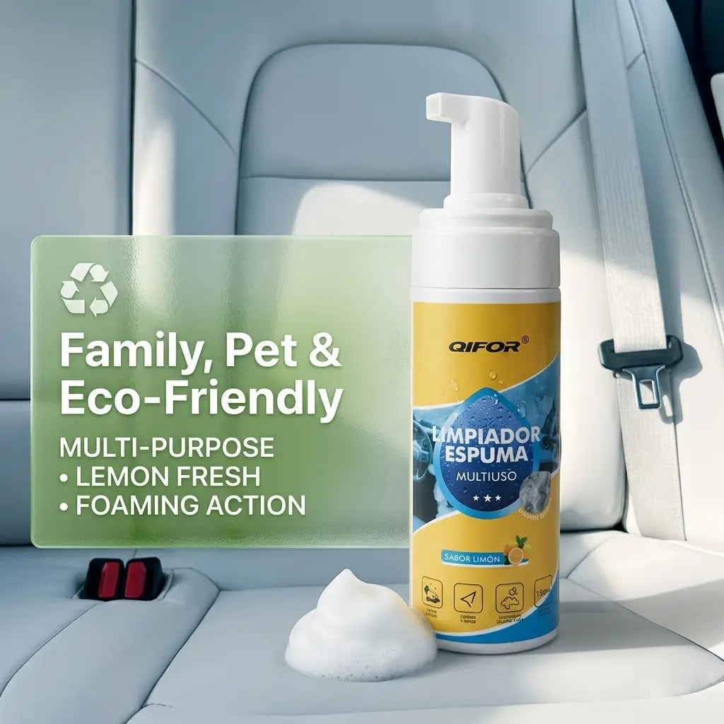 🔥[5𝟎% 𝐎𝐅𝐅 𝐋𝐀𝐒𝐓 𝐓𝐇𝐑𝐄𝐄 𝐃𝐀𝐘𝐒]QIFOR 4-in-1 Multi-Enzyme Foam Spray Cleaner - Heavy Duty Deep Cleaning House & Car Detailing Products, Stain Removal for Car Interior & Sofa,summervibes outdoorfun-JKL