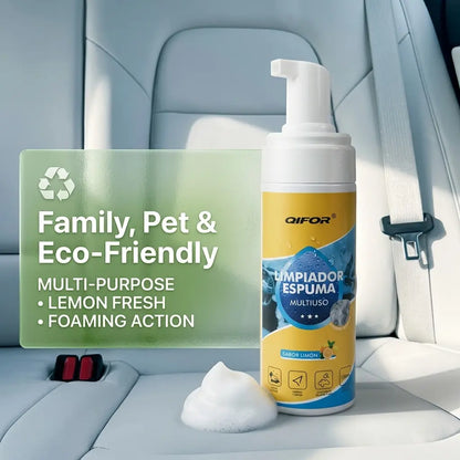 🔥[5𝟎% 𝐎𝐅𝐅 𝐋𝐀𝐒𝐓 𝐓𝐇𝐑𝐄𝐄 𝐃𝐀𝐘𝐒]QIFOR 4-in-1 Multi-Enzyme Foam Spray Cleaner - Heavy Duty Deep Cleaning House & Car Detailing Products, Stain Removal for Car Interior & Sofa,summervibes outdoorfun-JKL
