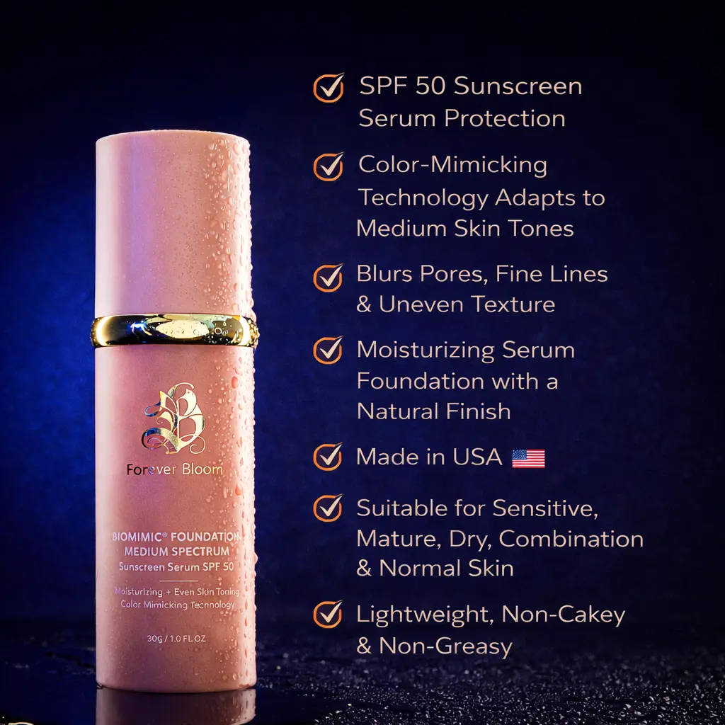 🔥[5𝟎% 𝐎𝐅𝐅 𝐋𝐀𝐒𝐓 𝐓𝐇𝐑𝐄𝐄 𝐃𝐀𝐘𝐒]Biomimic® Foundation 4 in 1 - Medium Spectrum-JKL