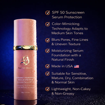 🔥[5𝟎% 𝐎𝐅𝐅 𝐋𝐀𝐒𝐓 𝐓𝐇𝐑𝐄𝐄 𝐃𝐀𝐘𝐒]Biomimic® Foundation 4 in 1 - Medium Spectrum-JKL
