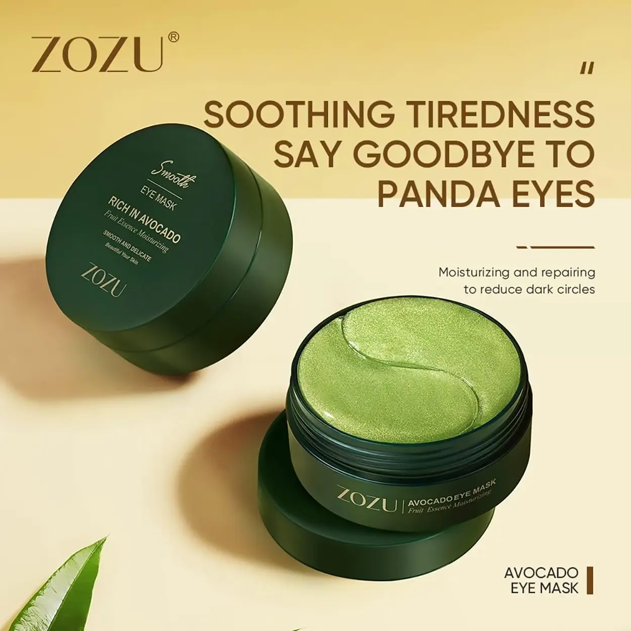 🔥[5𝟎% 𝐎𝐅𝐅 𝐋𝐀𝐒𝐓 𝐓𝐇𝐑𝐄𝐄 𝐃𝐀𝐘𝐒]Avocado Moisturizing Eye bagMask,60pcs/setUnder Eye Mask, Eye Care Product for Dark EyeBags, Skin Care Gift Moisturizer HydratingComfort-JKL
