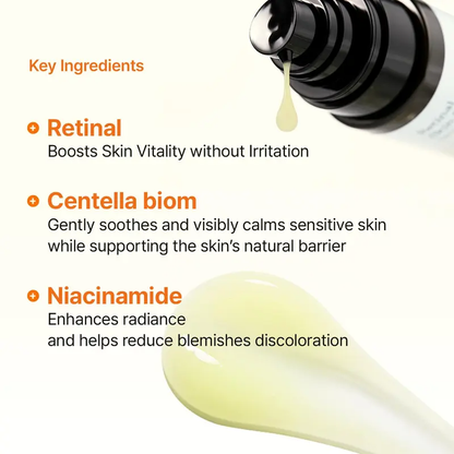 🔥[5𝟎% 𝐎𝐅𝐅 𝐋𝐀𝐒𝐓 𝐓𝐇𝐑𝐄𝐄 𝐃𝐀𝐘𝐒]Glow-Tox Retinal Serum 150ml | 3x larger bottle for Face & Body – Even Tone, Pores, Dark Spots – Gentle, Non-Irritating, Vegan -JKL