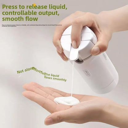 🔥[5𝟎% 𝐎𝐅𝐅 𝐋𝐀𝐒𝐓 𝐓𝐇𝐑𝐄𝐄 𝐃𝐀𝐘𝐒]4-in-1 Travel Dispenser Bottle for Toiletries Portable Cosmetic Shampoo Storage Lotion Compact Plastic Container Wholesale Easy Press Smooth Flow bottle-JKL