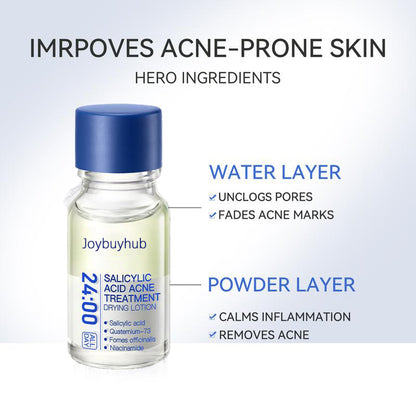 🔥[6𝟎% 𝐎𝐅𝐅 𝐋𝐀𝐒𝐓 𝐓𝐇𝐑𝐄𝐄 𝐃𝐀𝐘𝐒] 24H Acne & Pimple Treatment Drying Lotion | Salicylic Acid + Sulfur + Niacinamide | Viral Product | Inflammation Relief, Post-Blemish Care & High Pressure Pimple Relief-AAA1