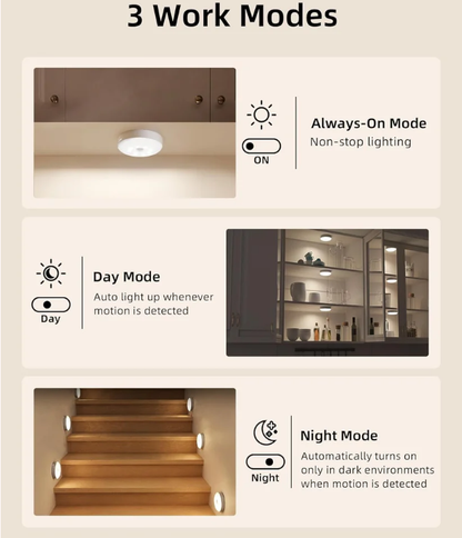 Under-cabinet lighting strip with charging station, rechargeable disc light strip-AD0