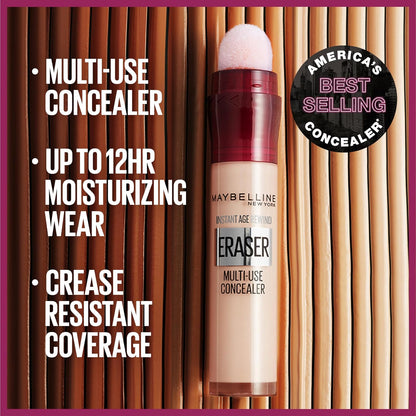 🔥[5𝟎% 𝐎𝐅𝐅 𝐋𝐀𝐒𝐓 𝐓𝐇𝐑𝐄𝐄 𝐃𝐀𝐘𝐒]Maybelline Instant Age Rewind Eraser Dark Circles Treatment Multi-Use Concealer, 110, 1 Count (Packaging May Vary)-JKL
