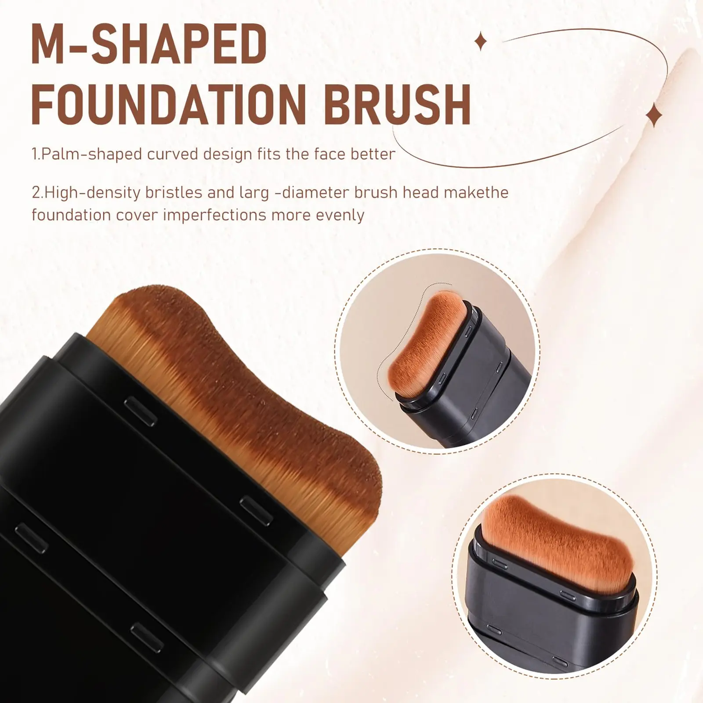 🔥[5𝟎% 𝐎𝐅𝐅 𝐋𝐀𝐒𝐓 𝐓𝐇𝐑𝐄𝐄 𝐃𝐀𝐘𝐒]Zaidoc 7-color Dual -Ended ConcealerFoundation Stick, 2-in-1 Long-LastingFoundation and Concealer with Brush, CreamyFull Coverage for Dark Circles & Blemishes,Hydrating Olive & Camellia, 2.09 Oz-JKL