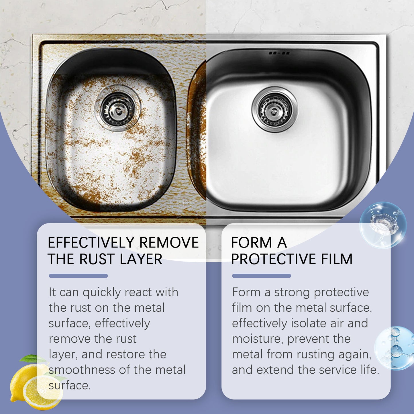 🔥[55% 𝐎𝐅𝐅 𝐋𝐀𝐒𝐓 𝐓𝐇𝐑𝐄𝐄 𝐃𝐀𝐘𝐒]Multi-functional rust remover, stainless steel cleaner, rust remover-LU