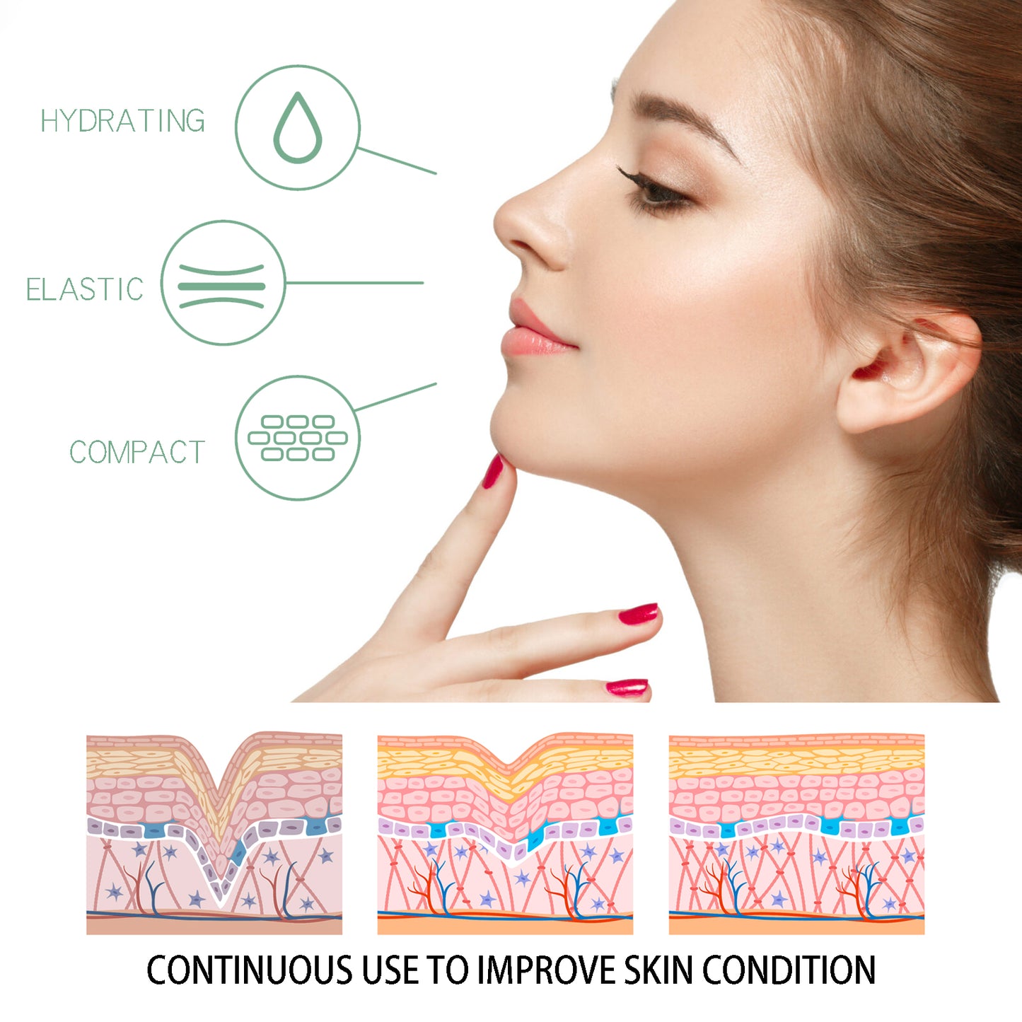 🔥[5𝟎% 𝐎𝐅𝐅 𝐋𝐀𝐒𝐓 𝐓𝐇𝐑𝐄𝐄 𝐃𝐀𝐘𝐒]Anti-Aging Face Serum for Firmness, Radiance, Youthful Skin, Korean-JKL
