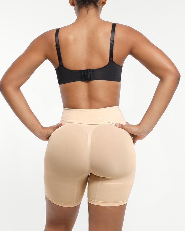 Shapewear Sculpting Shorts for Women Seamless High Waisted Body Shaper Thigh Slimming Underwear-OA