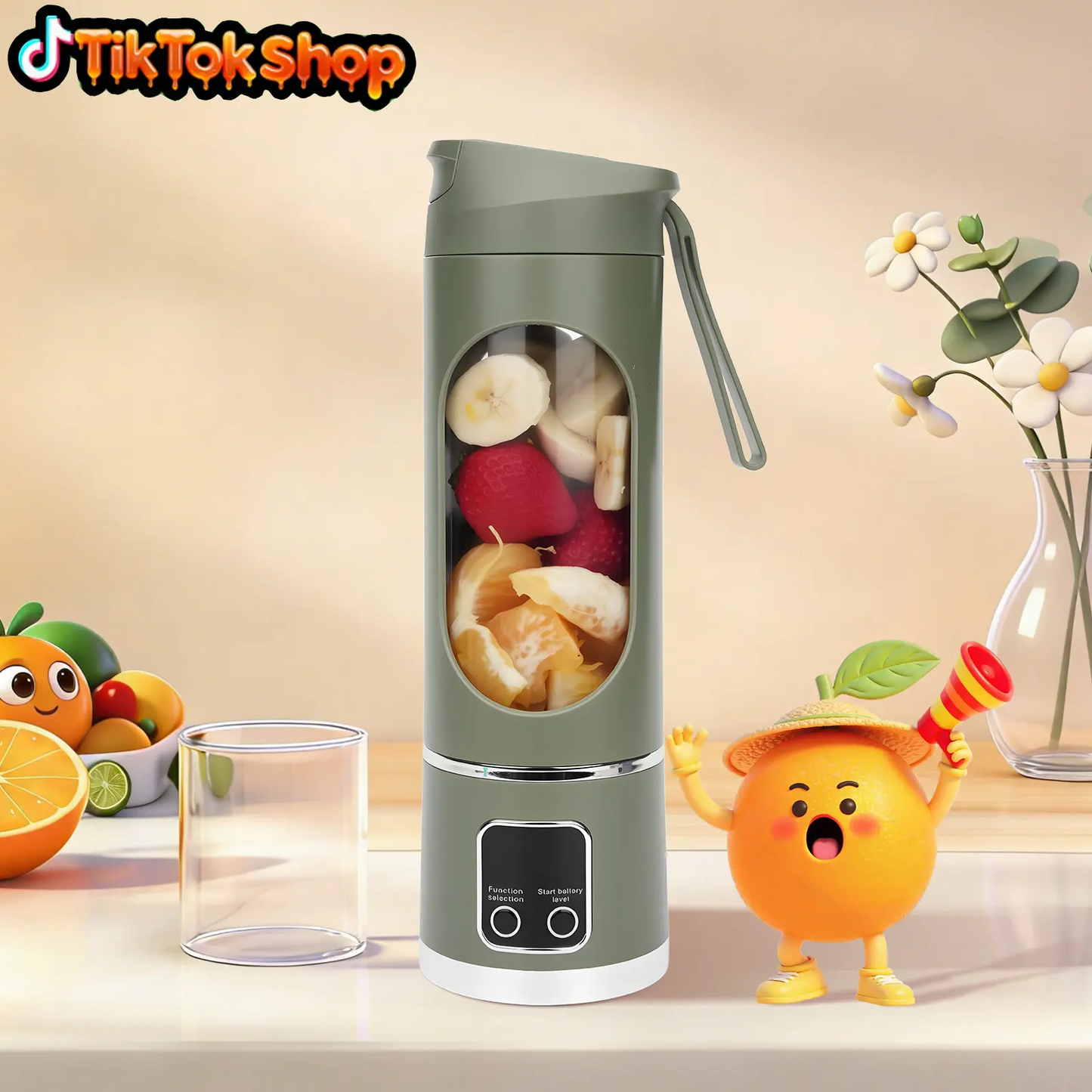 🔥[5𝟎% 𝐎𝐅𝐅 𝐋𝐀𝐒𝐓 𝐓𝐇𝐑𝐄𝐄 𝐃𝐀𝐘𝐒]Ultimate Portable Blender! USB Rechargeable & Compact for Smoothies On-The-Go - Perfect Travel, Back To School & Gym! Leak Proof Design, Makes Shakes & Baby Food in Seconds cup juicer rechargeable mini blender vegetable-JKL