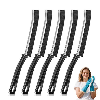 Multi-5 Pcs Crevice Cleaning brush，Hard Bristle Gap Brush，Multifunctional for Bathroom Household Kitchen Tiles Window Crevice Cleaning Tool，Spring Cleaning，house cleaning，home cleaning，Mother's Slay Home-OA