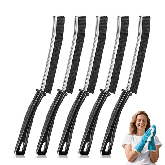 Multi-5 Pcs Crevice Cleaning brush，Hard Bristle Gap Brush，Multifunctional for Bathroom Household Kitchen Tiles Window Crevice Cleaning Tool，Spring Cleaning，house cleaning，home cleaning，Mother's Slay Home-OA