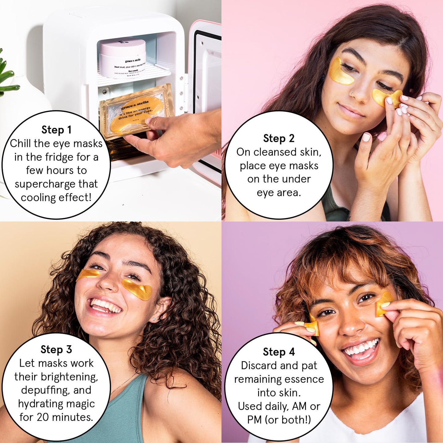 🔥[5𝟎% 𝐎𝐅𝐅 𝐋𝐀𝐒𝐓 𝐓𝐇𝐑𝐄𝐄 𝐃𝐀𝐘𝐒]Award Winning Under Eye Mask - Birthday Gifts for Women - Gel Eye Patches for Dark Circles, Puffy Eyes, Undereye Bags - Gifts for Mom - Travel Essentials - Vegan (24 Pairs, Gold)-JKL