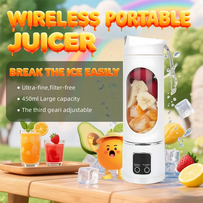 🔥[5𝟎% 𝐎𝐅𝐅 𝐋𝐀𝐒𝐓 𝐓𝐇𝐑𝐄𝐄 𝐃𝐀𝐘𝐒]Ultimate Portable Blender! USB Rechargeable & Compact for Smoothies On-The-Go - Perfect Travel, Back To School & Gym! Leak Proof Design, Makes Shakes & Baby Food in Seconds cup juicer rechargeable mini blender vegetable-JKL