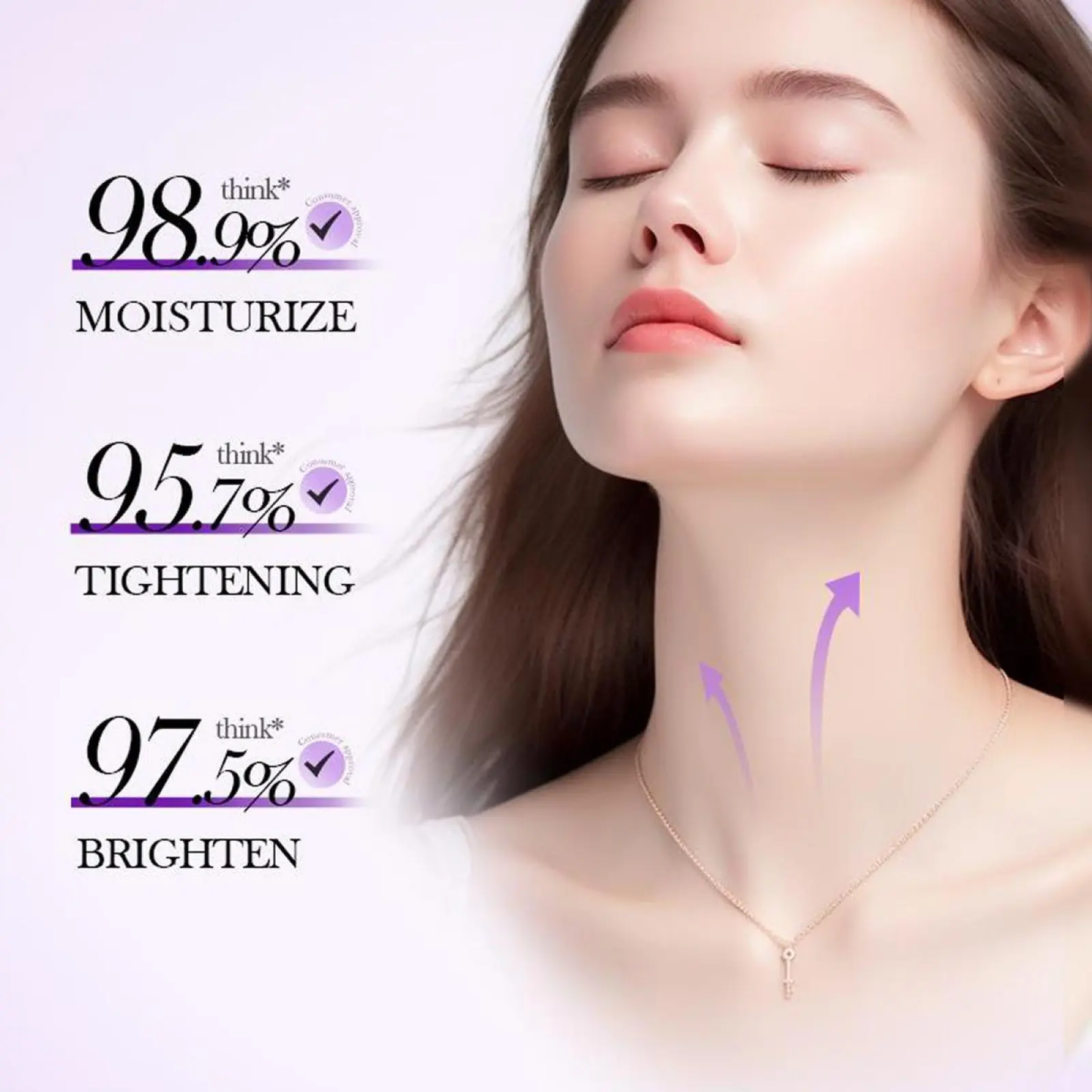 🔥[5𝟎% 𝐎𝐅𝐅 𝐋𝐀𝐒𝐓 𝐓𝐇𝐑𝐄𝐄 𝐃𝐀𝐘𝐒]Reduces Wrinkles and Double Chin,Five Rollers for All Around Massage,Neck Firming Cream,Collagen Neck Cream,Relieves Edema,Suitable for Wrinkled Skin,with Hyaluronic Acid,VitaminC+E.（Two-pack）-JKL