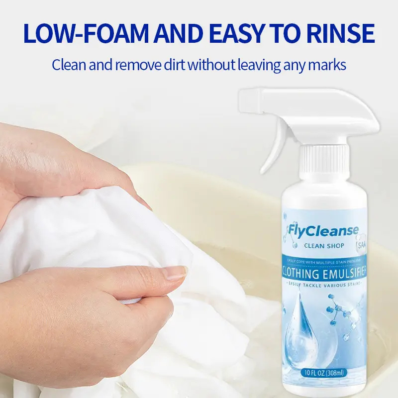 🔥[5𝟎% 𝐎𝐅𝐅 𝐋𝐀𝐒𝐓 𝐓𝐇𝐑𝐄𝐄 𝐃𝐀𝐘𝐒]FlyCleanse Fabric Emulsifier, a non-ioniclaundry pre-treatment agent-gentle onfabrics, with disinfecting and softeningproperties; a household stain remover andlaundry detergent-JKL