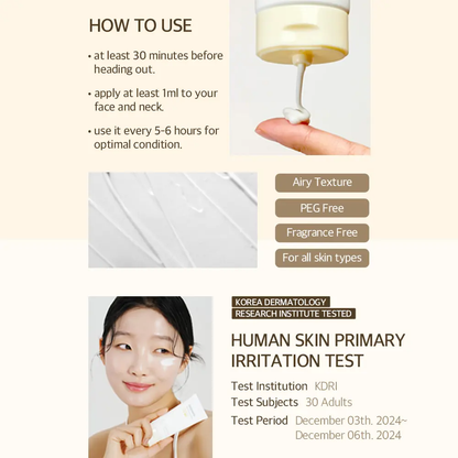 🔥[5𝟎% 𝐎𝐅𝐅 𝐋𝐀𝐒𝐓 𝐓𝐇𝐑𝐄𝐄 𝐃𝐀𝐘𝐒][Top Selling] mixsoon Bean Sunscreen 1.69 fl.oz / 50ml - Airy Watery Texture, No White Cast, Daily Korean Face Sunscreen-JKL