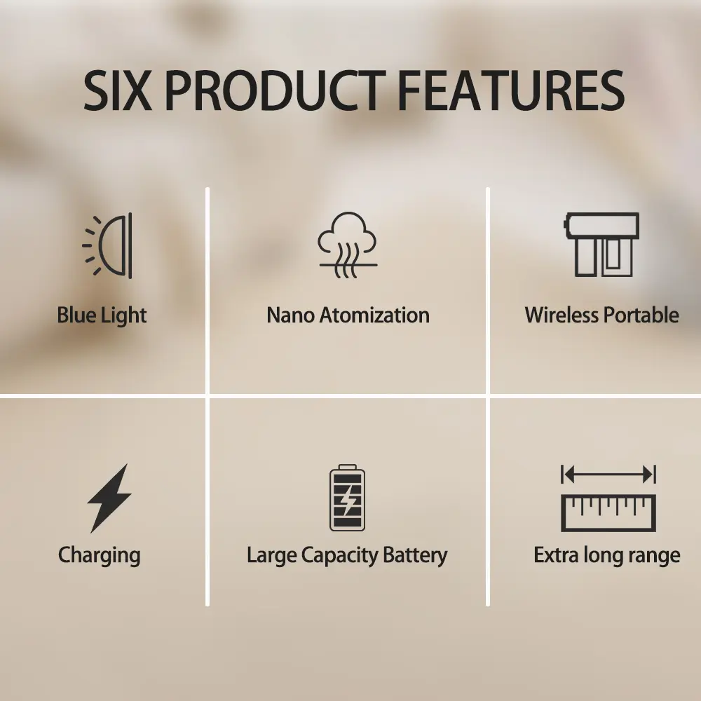 🔥【3S Odor Neutralization】GeniKiss Nano Blue Light Deodorizer, indoor odor removal, pet deodorant. Bio-enzymes break down urine, disinfect and deodorize, Plant-extracted, safe and non-toxic for pets, Floral scent Air Freshener Spray-JKL