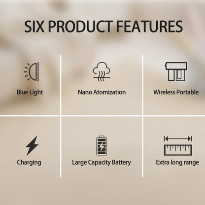🔥【3S Odor Neutralization】GeniKiss Nano Blue Light Deodorizer, indoor odor removal, pet deodorant. Bio-enzymes break down urine, disinfect and deodorize, Plant-extracted, safe and non-toxic for pets, Floral scent Air Freshener Spray-JKL