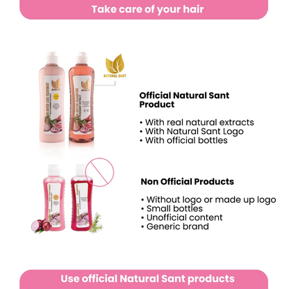 🔥[5𝟎% 𝐎𝐅𝐅 𝐋𝐀𝐒𝐓 𝐓𝐇𝐑𝐄𝐄 𝐃𝐀𝐘𝐒]Natural Sant Onion, Rosemary and BiotinShampoo & Treatment (16 FI Oz/500 ml)Conditioning Restorative-JKL