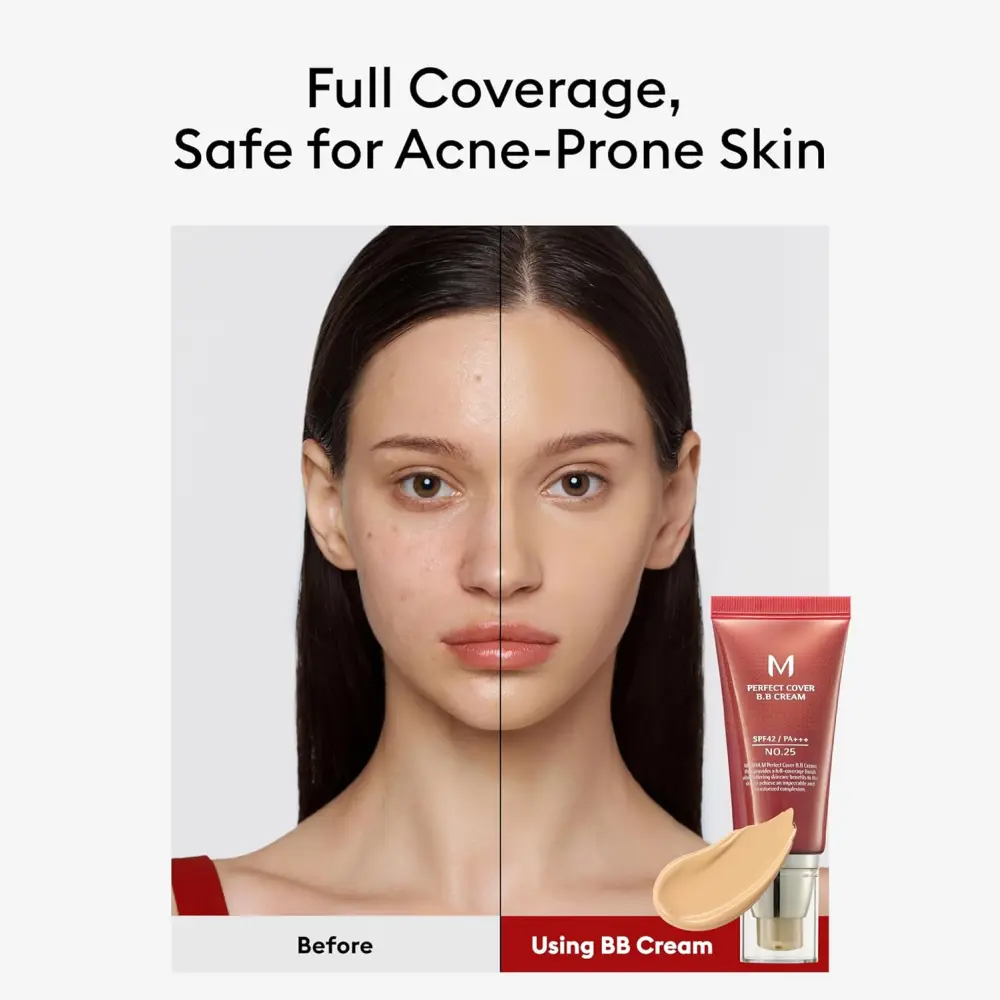 🔥[5𝟎% 𝐎𝐅𝐅 𝐋𝐀𝐒𝐓 𝐓𝐇𝐑𝐄𝐄 𝐃𝐀𝐘𝐒][MISSHA Official] M Perfect Cover BB CreamSPF 42 PA+++(50ml)-JKL