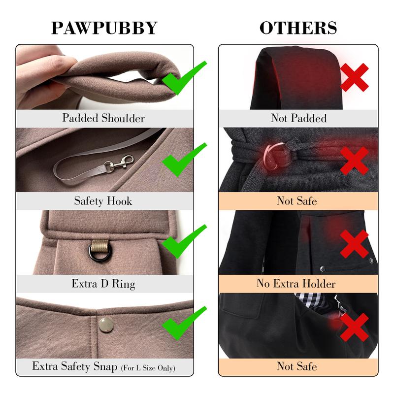 🔥[50% 𝐎𝐅𝐅 𝐋𝐀𝐒𝐓 𝐓𝐇𝐑𝐄𝐄 𝐃𝐀𝐘𝐒]Dog & Cat Sling for Small and Medium Pets Up to 15lbs with Adjustable Padded Shoulder Breathable Portable Carrier for Outside Travel Shopping Animal-LU