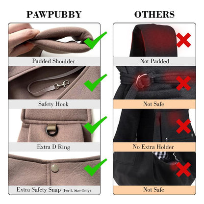 🔥[50% 𝐎𝐅𝐅 𝐋𝐀𝐒𝐓 𝐓𝐇𝐑𝐄𝐄 𝐃𝐀𝐘𝐒]Dog & Cat Sling for Small and Medium Pets Up to 15lbs with Adjustable Padded Shoulder Breathable Portable Carrier for Outside Travel Shopping Animal-LU