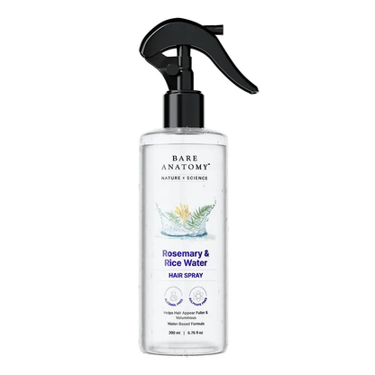 🔥[5𝟎% 𝐎𝐅𝐅 𝐋𝐀𝐒𝐓 𝐓𝐇𝐑𝐄𝐄 𝐃𝐀𝐘𝐒]Bare Anatomy Nature x Science Rosemary Water with Rice Water |100% Natural Extract | Soft & Smooth Hair Non-Greasy & Fast Absorbing | 200 ml-JKL