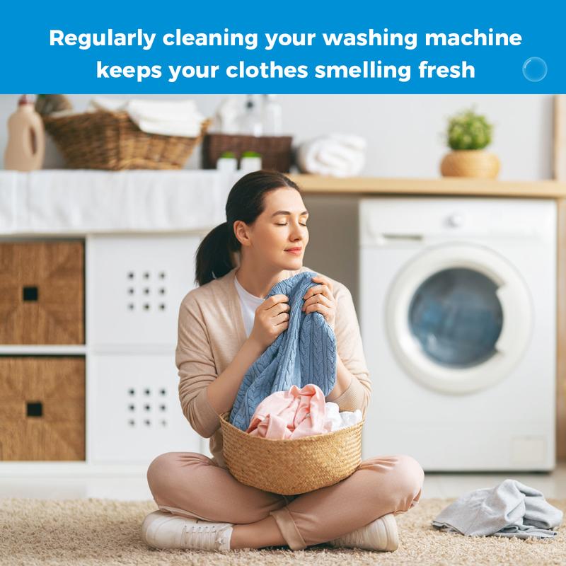 🔥[7𝟎% 𝐎𝐅𝐅 𝐋𝐀𝐒𝐓 𝐓𝐇𝐑𝐄𝐄 𝐃𝐀𝐘𝐒]Washing Machine Cleaner Descaler 12 Pack - Deep Cleaning Tablets For HE Front Loader & Top Load Washer, Septic Safe Eco-Friendly Deodorizer, Clean Inside Drum And Laundry Tub Seal - 12 Month Supply-LP
