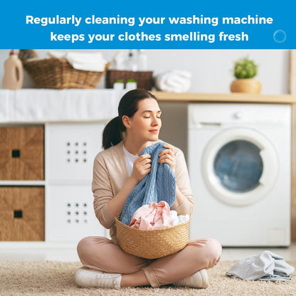 🔥[7𝟎% 𝐎𝐅𝐅 𝐋𝐀𝐒𝐓 𝐓𝐇𝐑𝐄𝐄 𝐃𝐀𝐘𝐒]Washing Machine Cleaner Descaler 12 Pack - Deep Cleaning Tablets For HE Front Loader & Top Load Washer, Septic Safe Eco-Friendly Deodorizer, Clean Inside Drum And Laundry Tub Seal - 12 Month Supply-LP