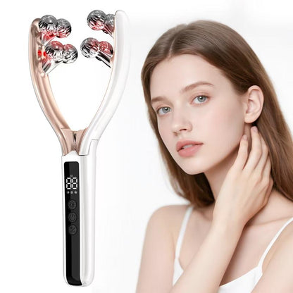 🔥[60% 𝐎𝐅𝐅 𝐋𝐀𝐒𝐓 𝐓𝐇𝐑𝐄𝐄 𝐃𝐀𝐘𝐒]Wireless Face Massager Tool - Rechargeable Skin Care Device for Puffiness Reduction & Improved Circulation - Portable for Home & Travel-LU