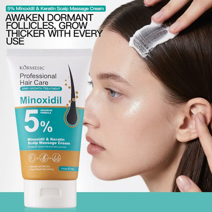 🔥[5𝟎% 𝐎𝐅𝐅 𝐋𝐀𝐒𝐓 𝐓𝐇𝐑𝐄𝐄 𝐃𝐀𝐘𝐒][BUY 1 GET 1 FREEJKORMESIC 5% MinoxidilHair Growth Scalp Massage Cream with Keratin& Ginger for Men Women Prevents LossRepairs Follicles Promotes Fast RegrowthStrengthens Roots Buy 1 Get 1 Free-JKL