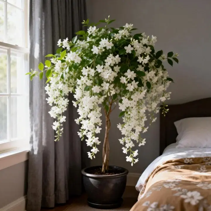 🔥[5𝟎% 𝐎𝐅𝐅 𝐋𝐀𝐒𝐓 𝐓𝐇𝐑𝐄𝐄 𝐃𝐀𝐘𝐒]For 50 Non-GMO Climbing Silver Jasmine Seeds - Aromatic Evergreen, Ideal Decor Choice for Garden & Balcony Fragrant-JKL