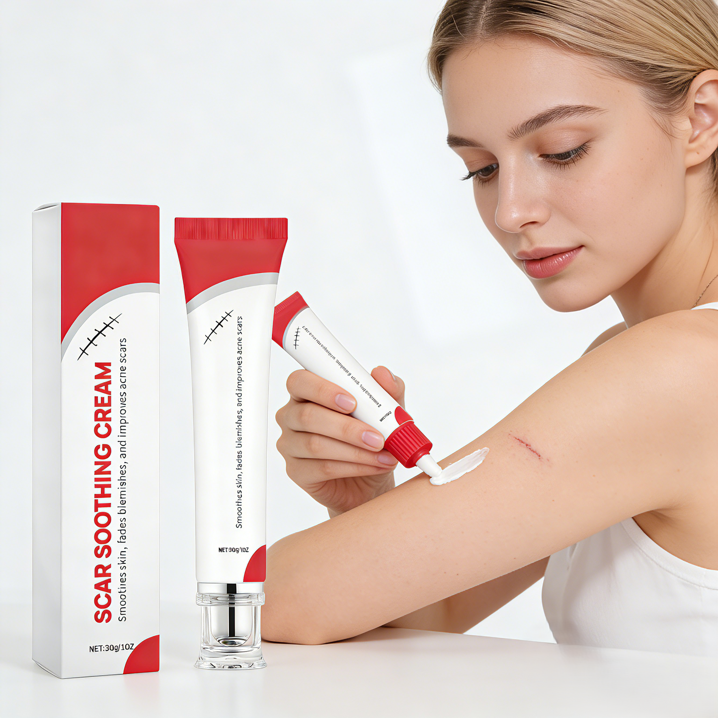 🔥[5𝟎% 𝐎𝐅𝐅 𝐋𝐀𝐒𝐓 𝐓𝐇𝐑𝐄𝐄 𝐃𝐀𝐘𝐒]MAYLOR Scar Cream, Professional Scar Removal Gel, Suitable for scar removal treatment of post-operative scars, Caesarean section scars, Keloids, Burns, Acne-VIP