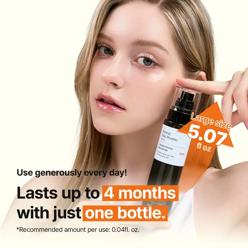 🔥[5𝟎% 𝐎𝐅𝐅 𝐋𝐀𝐒𝐓 𝐓𝐇𝐑𝐄𝐄 𝐃𝐀𝐘𝐒]Glow-Tox Retinal Serum 150ml | 3x larger bottle for Face & Body – Even Tone, Pores, Dark Spots – Gentle, Non-Irritating, Vegan -JKL