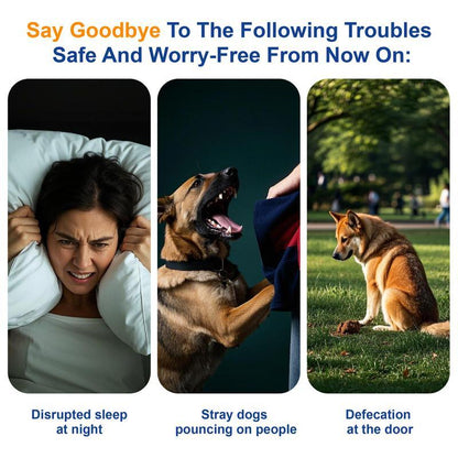 🔥[5𝟎% 𝐎𝐅𝐅 𝐋𝐀𝐒𝐓 𝐓𝐇𝐑𝐄𝐄 𝐃𝐀𝐘𝐒]【Fast Shipping】Professional Sonic Emitters Dog Training Tool Dog Bark Deterrent Device with LED Flashlight, 30ft Range Anti Bark Barking Dog Silencer,Rechargeable Portable dog barking stopper-JKL