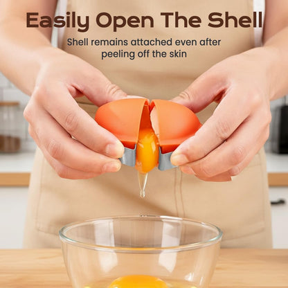 🔥[5𝟎% 𝐎𝐅𝐅 𝐋𝐀𝐒𝐓 𝐓𝐇𝐑𝐄𝐄 𝐃𝐀𝐘𝐒]2026 New Egg Shell Opener, Stainless Steel Egg Cracker Tool, Multifunctional Egg Shell Opener for Raw & Hard-Boiled Eggs, Handheld Kitchen Gadget for Easy Peeling & Separating-JKL